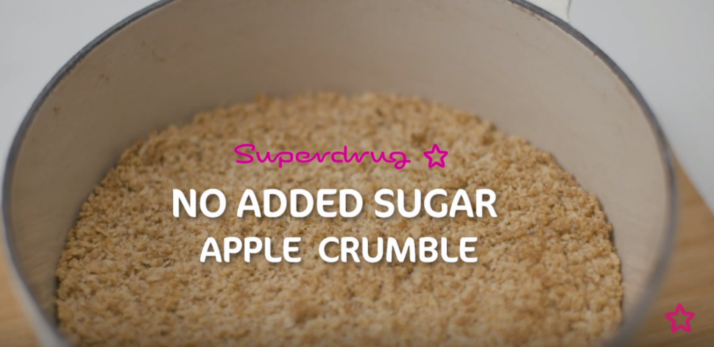 No Added Sugar Apple Crumble Recipe