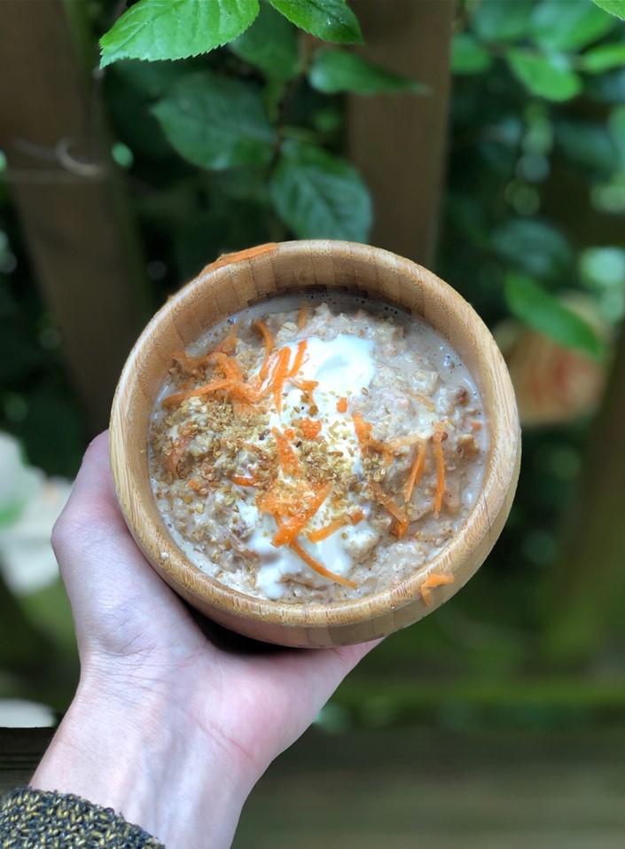Carrot Cake Porridge Recipe