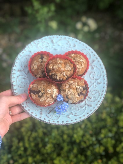 Baby Friendly Oatie Blueberry Muffin Recipe