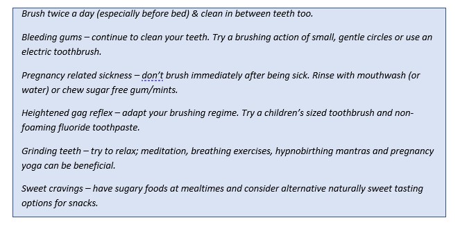 Pregnancy and Maternal Oral Health
