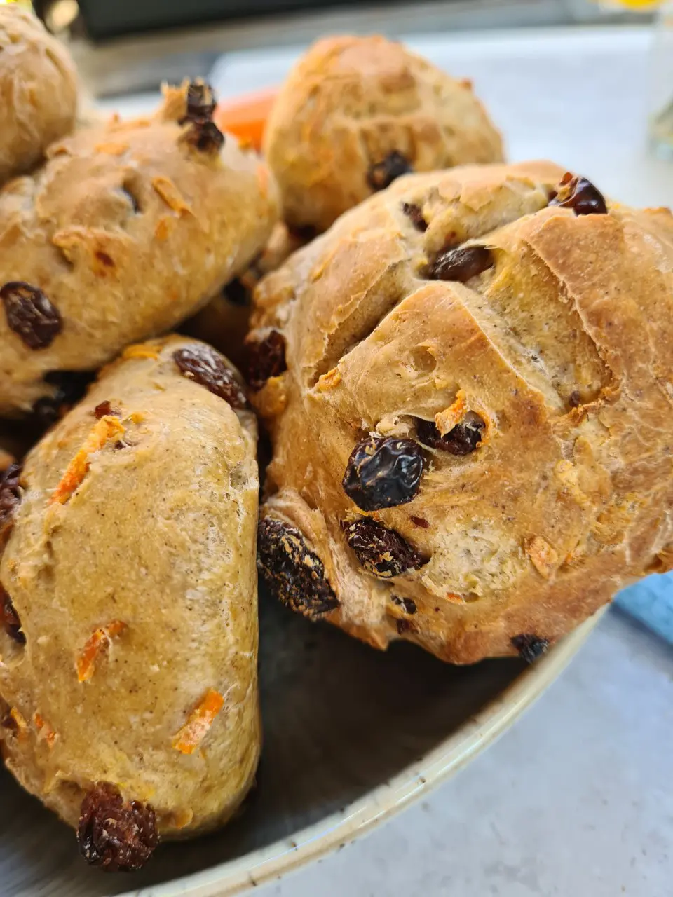 Carrot Cake Hot Cross Buns Recipe