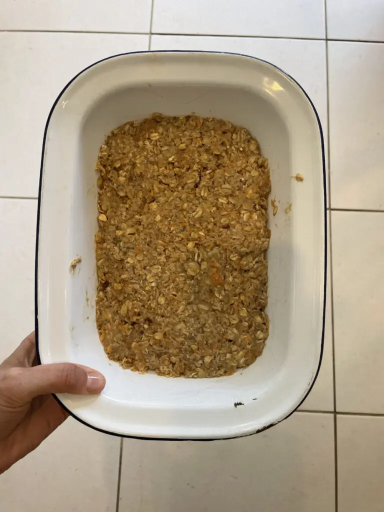 Carrot Cake Flapjacks Recipe for Babies and Toddlers