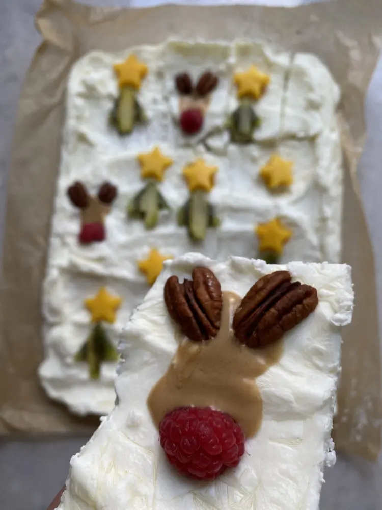 Rudolph Frozen Yoghurt Bark Recipe