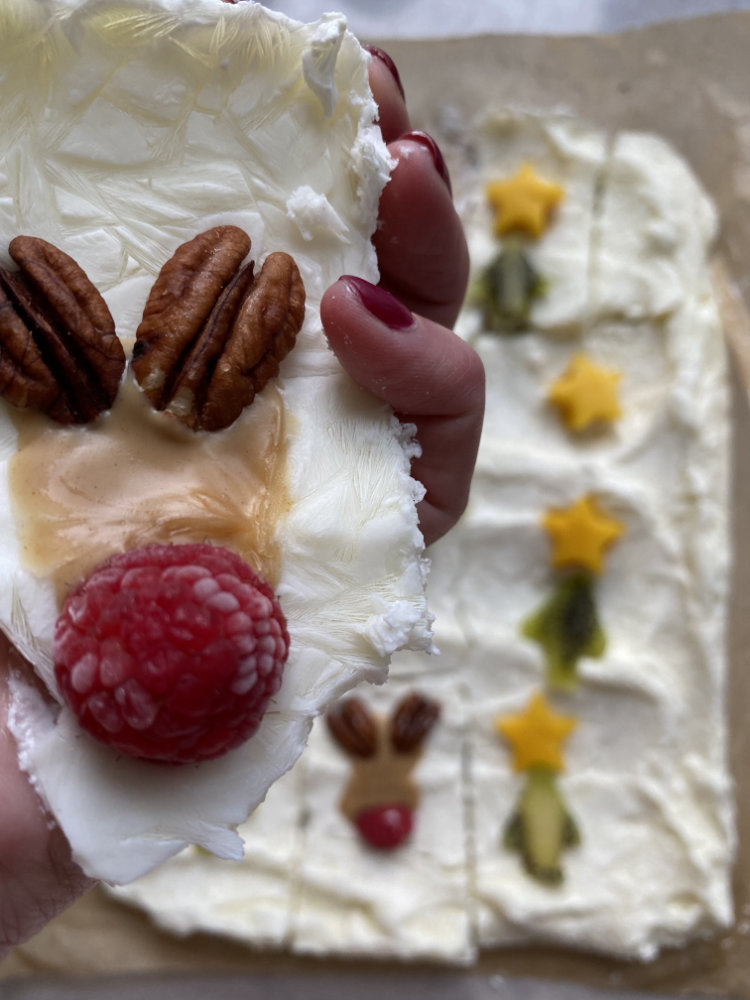 Rudolph Frozen Yoghurt Bark Recipe SR Nutrition