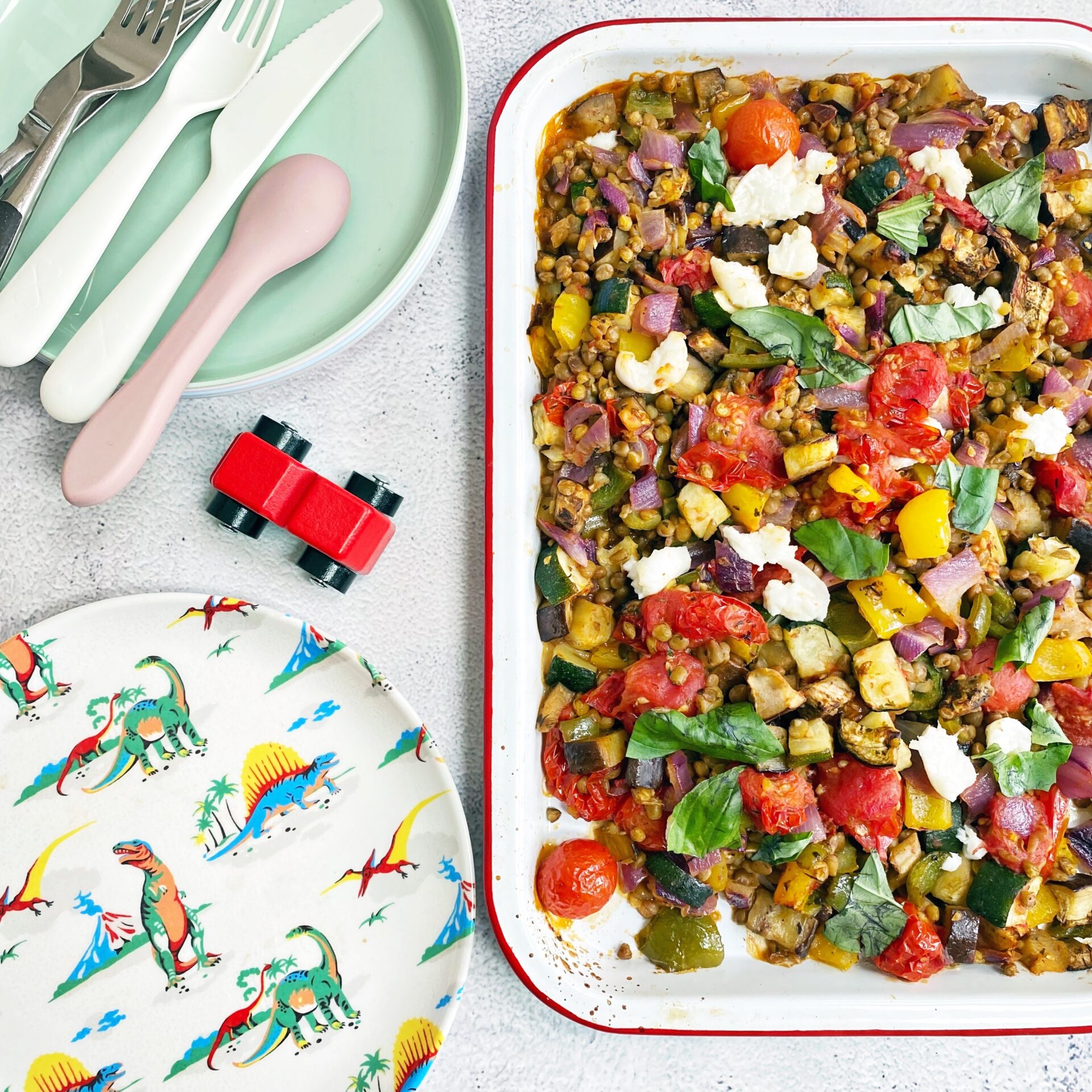 Easy Rainbow Traybake Healthy Recipes By SR Nutrition