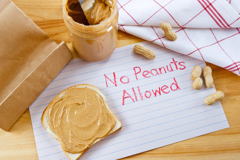 no peanuts allowed!