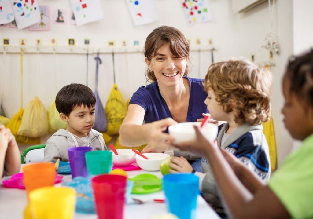Making Mealtimes a Positive Experience at Nursery